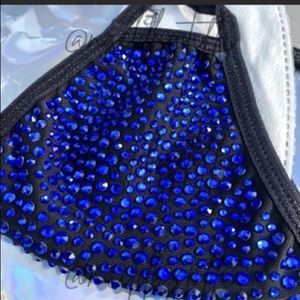 ⭐️Bling Bling JLO Style, Handmade Swarovski Crystal Face Mask